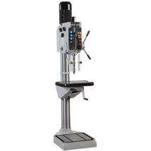 ELMAG STRANDS Getriebe-Säulenbohrmaschine S 40 ME, inkl. autom. Gewindeschneideinr. inkl. einem Behälter Getriebeöl zum Nachfüllen