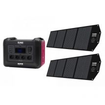 Tragbares Solargenerator-Set energy 2400 + solar 220 duo (00404) - Elmag