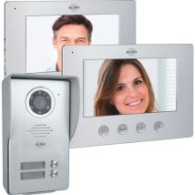 Dv4000-2 Kit Videocitofono 2 Appartamenti Telecamera 1080p Full Hd Con Visione Notturna Cavo A 4 Fili 16 Suonerie - Elro