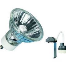 GU35 Foco halógeno y kit cableado GU10 35W Cálido 1200Lm - Gris - Elro