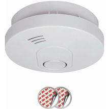Elro Pro El-1005 Rilevatore Di Fumo Inclusa Batteria Con 10 Anni Di Vita, Con Attacco Magnetico A Batteria