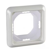 Rahmen 1-fach fashion IP44 reinweiß 224144 - Elso