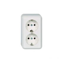 395400 steckd. 2-FACH.16A.SKL con pw - Elso