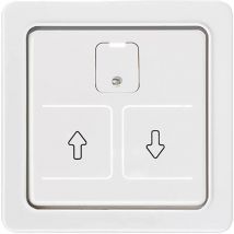 Schneider Electric - Elso Zentralplatte elektronischer Rollladenschalter fashion/riva/scala reinweiß 207064