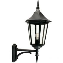 Elstead - 1 Light Outdoor Wall Lantern Light Black IP54, E27