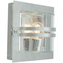 Elstead - 1 Light Outdoor Wall Light Galvanised IP65, E27