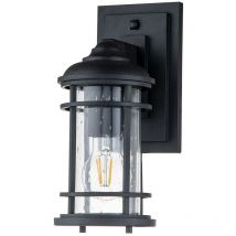 Feiss - Elstead Lighthouse Outdoor Wall Lantern Textured Black, IP44