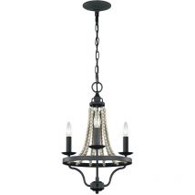 Feiss - Elstead Nori Multi Arm Chandelier Dark Weathered Zinc with Driftwood Grey