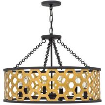 Felix - Lampadario a 6 luci Dorato, E14 - Elstead