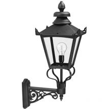 Grampian - Lanterna da parete per esterni a 1 luce Nera, E27 - Elstead