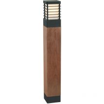 Grande borne extérieure en bois, E27 - Elstead