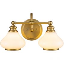 Hinkley - Elstead Ainsley Vägglampa Borstad mässing, IP44