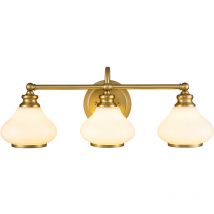 Hinkley - Elstead Ainsley Wall Lamp Brushed Brass, IP44