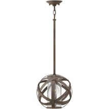 Hinkley - Elstead Carson Sfärisk taklampa vintagejärn, IP44