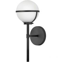 Elstead Hinkley Hollis Bathroom Wall Lamp Black, IP44