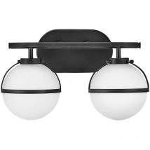 Elstead Hinkley Hollis Bathroom Wall Lamp Black, IP44
