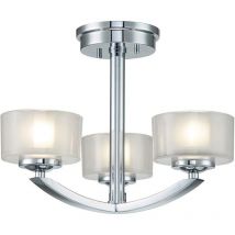 Hinkley - Elstead Meridian Multi Arm Semi Flush Taklampa Polerad Krom, IP44