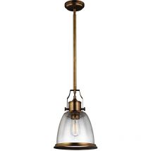 Elstead Hobson - 1 Light Medium Dome Deckenanhänger Messing, E27