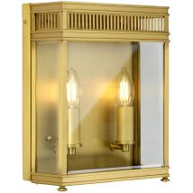 Elstead - Holborn Lanterne murale d'extérieur en laiton brossé, IP44