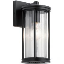 Kichler - Wandlampe Außenleuchte Wandleuchte Gartenleuchte Aluminium Glas Ip44 1 Flammig