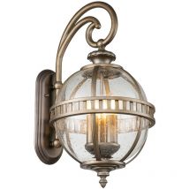Kichler - Elstead Halleron Outdoor Wall Lantern Burnished Bronze, IP44