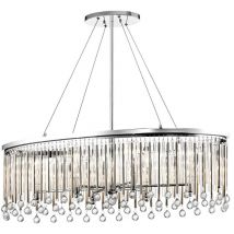 Elstead Kichler Piper Pendant Ceiling Light Polished Chrome