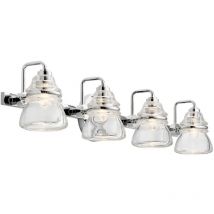 Kichler - Elstead Talland Bathroom Wall Lamp Polished Chrome, IP44