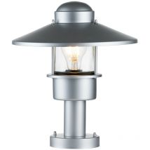 Elstead - Klampenborg Borne lumineuse d'extérieur argentée, IP44