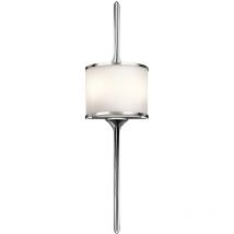 Kichler - Elstead Mona - 2 Licht Innenwandleuchte Chrom Poliert, G9