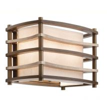 Moxie - Applique da interno a 2 luci Bronzo, Beige, E14 - Elstead