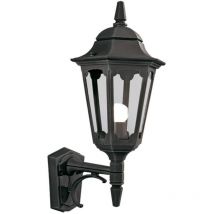Parish - Lanterna da parete per esterni 1 luce con luce nera IP44, attacco E27 - Elstead