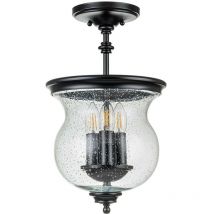 Feiss - Elstead Pickering Lane 3 Light Lanterns Pendant Ceiling Light, Black