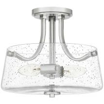 Quoizel - Elstead Hollister Plafonnier semi-encastré Bowl nickel poli