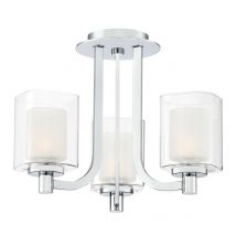Quoizel - Elstead Kolt Globe Ceiling Light Polished Chrome, IP44