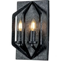 Elstead Quoizel Vanguard Wall Lamp Old Black