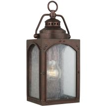Elstead - Randhurst Utomhus 1 Ljus Liten Vägglykta, Kopparoxid, IP44, E27