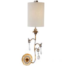 Tivoli - Applique da interno 1 Luce Oro, Crema, E27 - Elstead