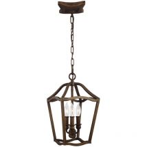 Elstead - Yarmouth 3 ljushänge, målad åldrad mässing