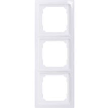 Cadre borne Eltako – 80 x 222 mm – Blanc pur brillant – Compatible avec capteurs radio 55er