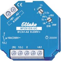 Eltako 61100604 MFZ61DX-UC Relè temporizzato Multifunzionale 230 v 1 pz. Intervallo di tempo: 0.5 s - 1 h 1 na