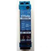 Eltako - R12-110-24V Relais de commutation Tension nominale: 24 v Courant de commutation (max.): 8 a 1 no (t), 1 nf 1