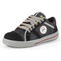 Elten Gmbh - elten Scarpe antinfortunistiche sensation Low esd S2, donna e uomo, pelle/tessuto, puntale in acciaio, leggere, sportive, nero, misura:
