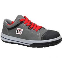Elten Scarpe antinfortunistiche vintage Pirate Low esd S3, donna e uomo, pelle, puntale in acciaio, leggere, sportive, grigio/nero, misura: 42