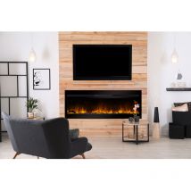 Elektrischer kamin 2000w schwarz Chemin'arte elysee xxl