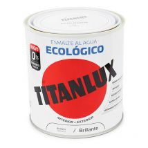 Vernis ecologique a base d'eau blanc brillant 250ml Titan lux 00t056614