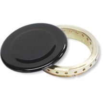 Emaillierter Teakholzbrenner Nr. 3