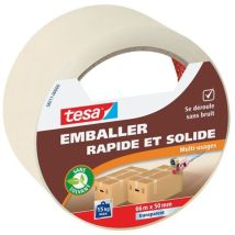 Ruban d'emballage pp transparent 52 μM 66X50