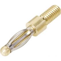 Fiche banane mâle à encastrer Ø de la broche: 2.4 mm Schnepp EFK 2400 argent 1 pc(s) D26960