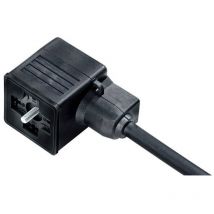 Embase d'électrovanne modèle a surmoulée Binder 31 5235 500 000 4 + pe noir 1 pc(s)