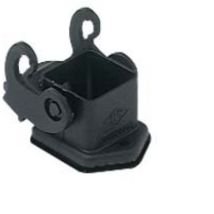 Ilme - Embase Encastrée - Plastique - Noire - Gabarit 21.21 Ck03in